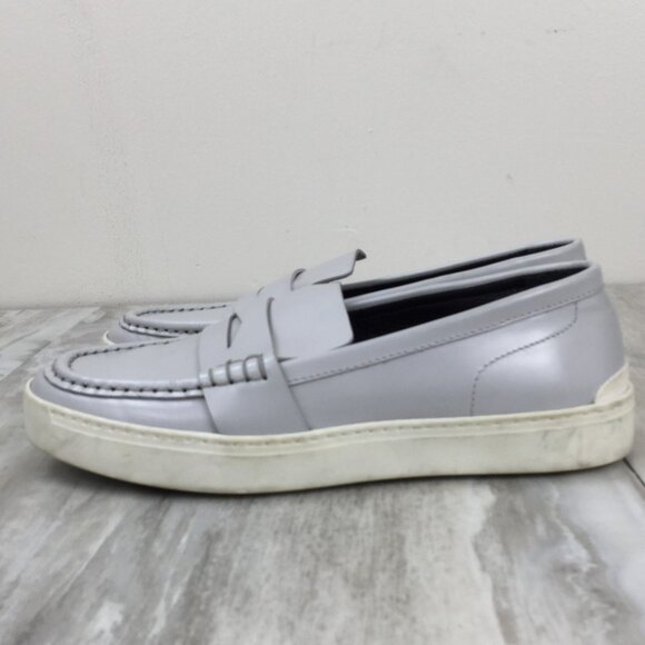 Rag & Bone Leather Grey Loafers 6.5 - Picture 1 of 9